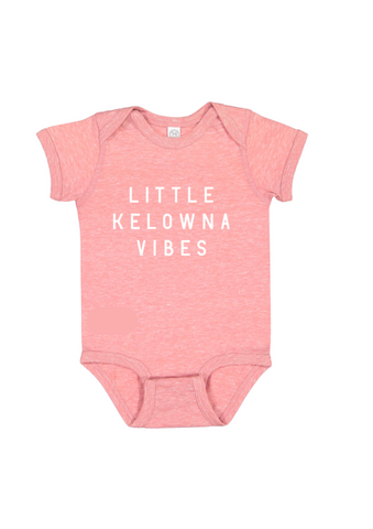 Coral 'Little Kelowna Vibes' Baby Onesie