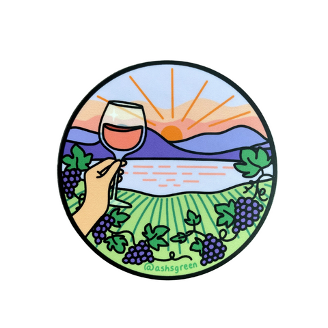 Vineyard Sticker