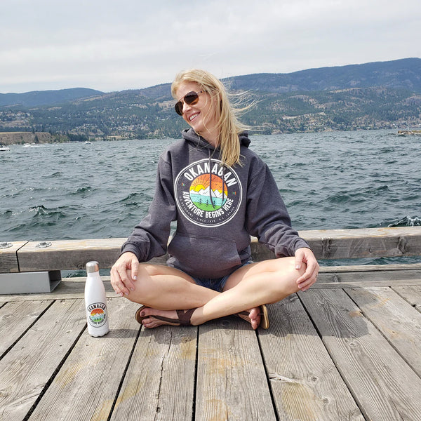 Charcoal Grey Okanagan Adventure Hoodie