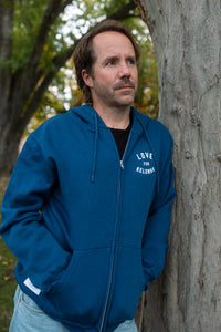 Navy 'Love for Kelowna' Zip Hoodie