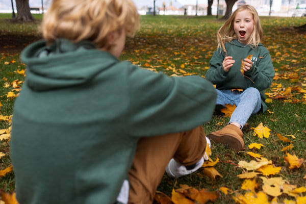 Heather Forest Green 'Love for Kelowna' Youth Hoodie