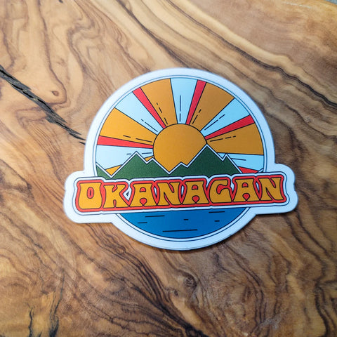 Okanagan Retro Sticker