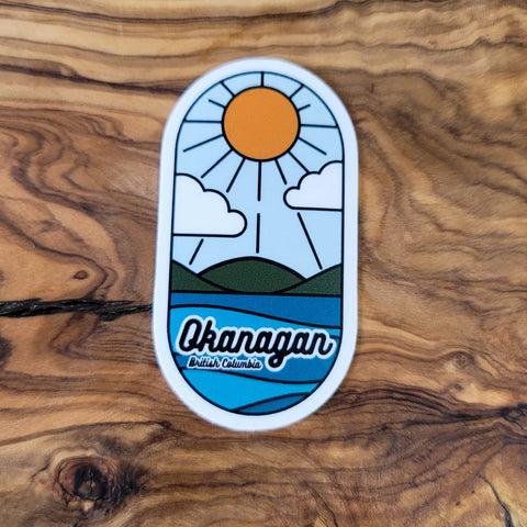 Okanagan Warm Rays Sticker