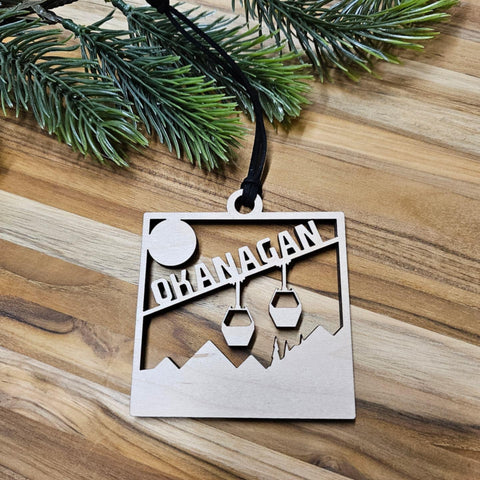 Okanagan Ski Mountain Ornament