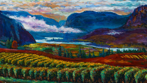 Across Blue Mountain - Randall Young Print