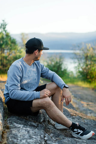 Steel Embroidered Community Crewneck