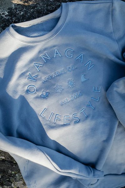 Steel Embroidered Community Crewneck