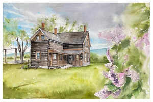 Spring at Heritage Father Pandosy Mission - Beeblago Art Print