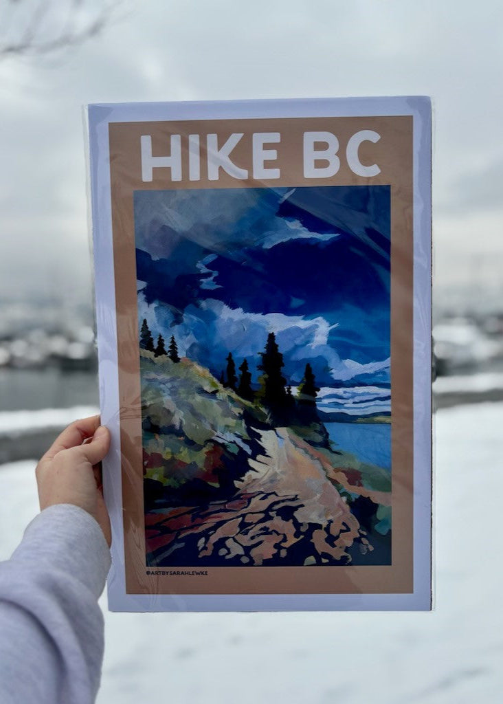 'Hike BC' Print by Sara Lewke