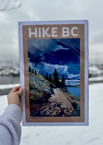 'Hike BC' Print by Sara Lewke