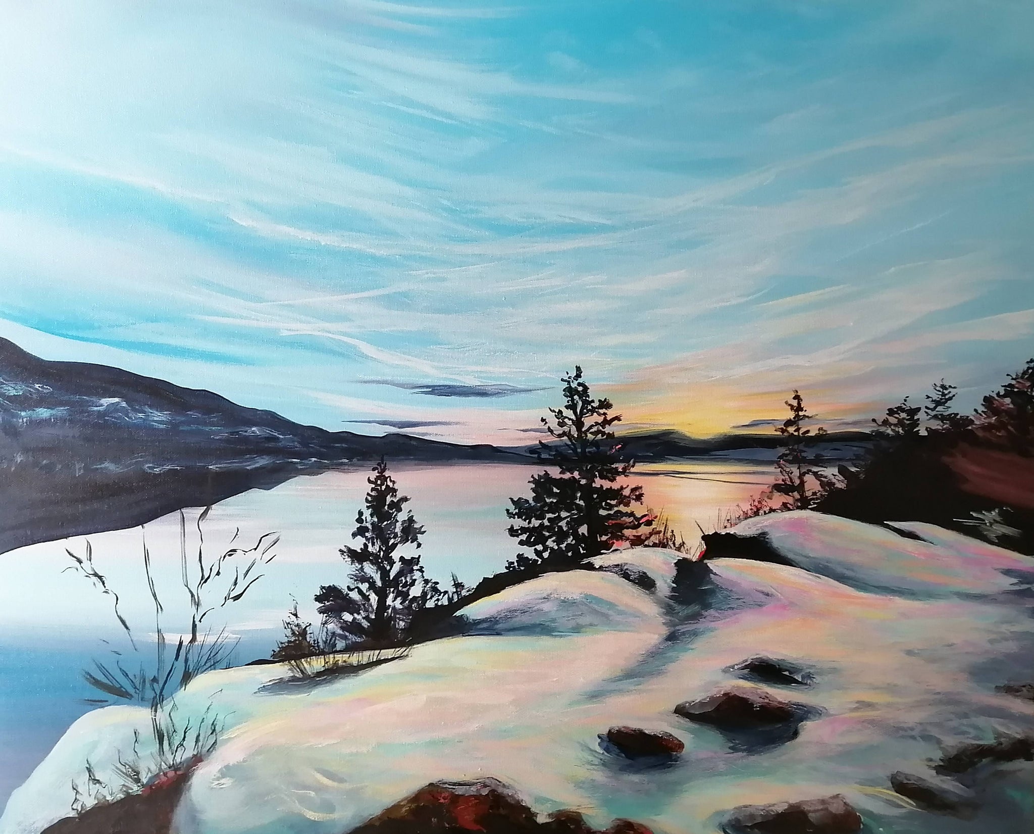 'Winter Walk' Original Artwork