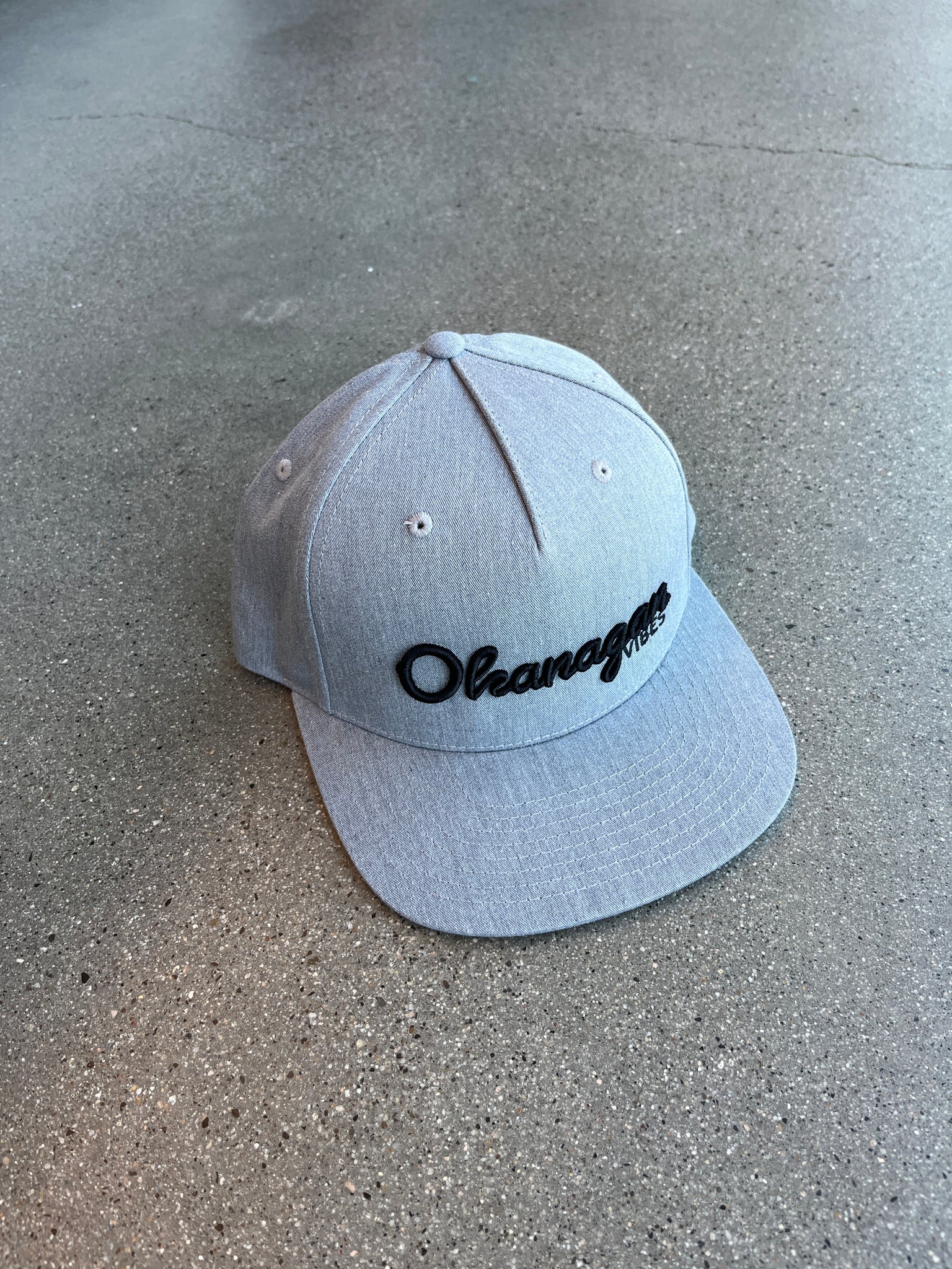 Black 'Okanagan Vibes' Youth Snapback