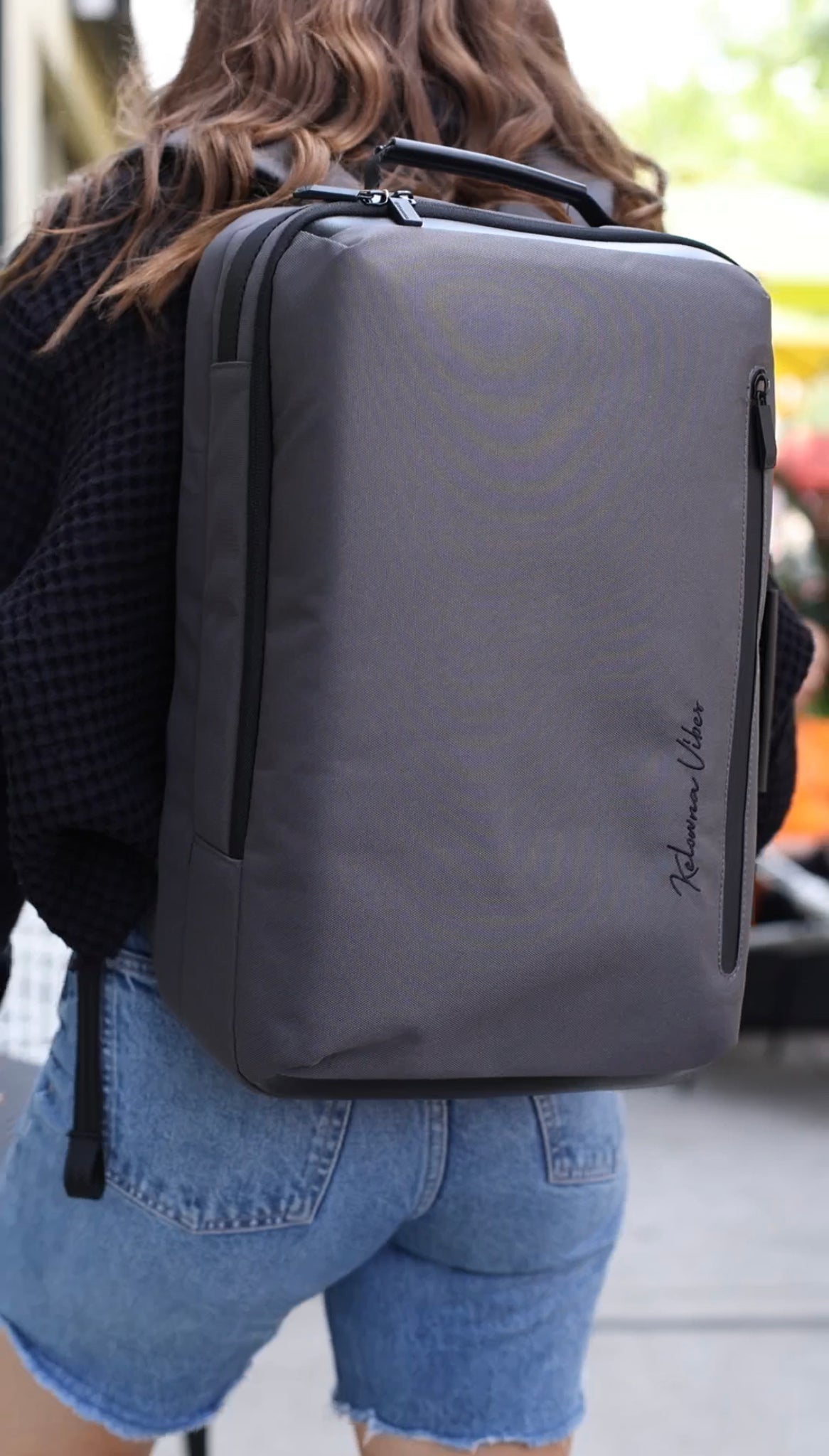 Grey/Black 'Kelowna Vibes' Backpack