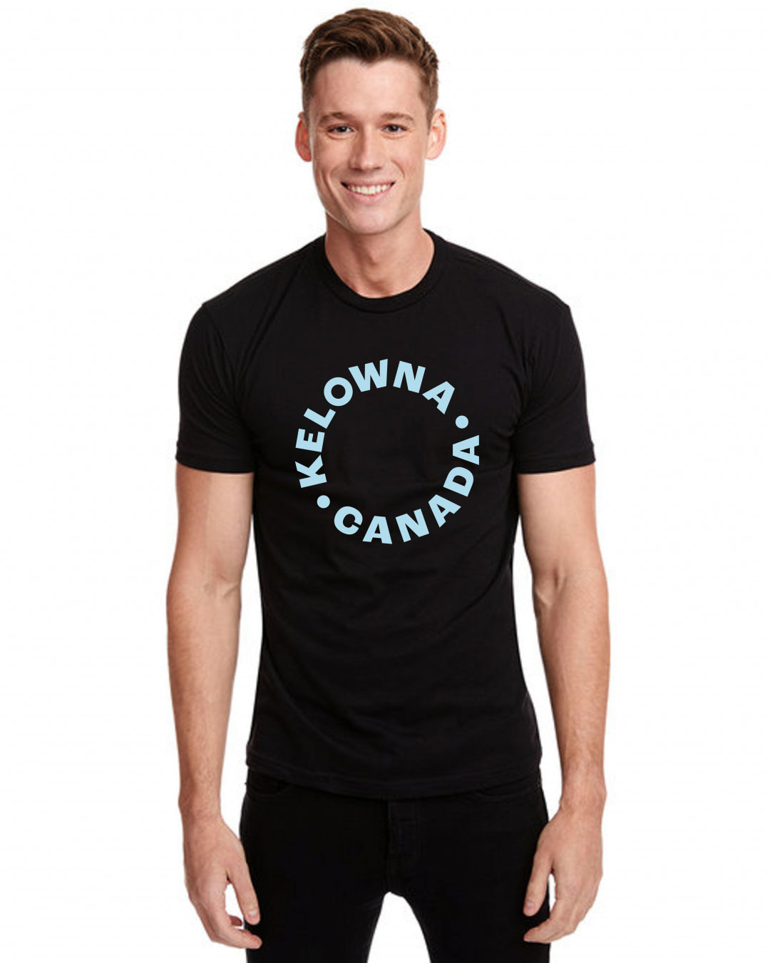 Black/Blue 'Kelowna • Canada' T-Shirt