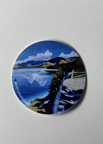 Circular Sticker by Sara Lewke