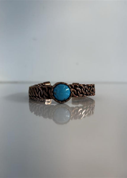 Copper Bracelet with Stone