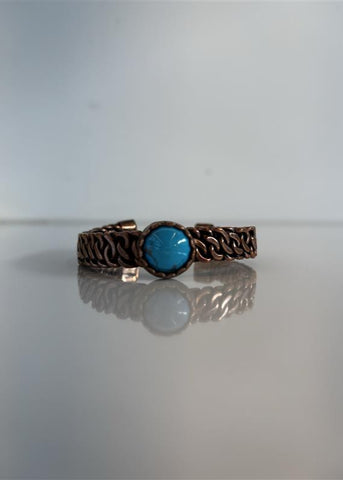 Copper Bracelet with Stone