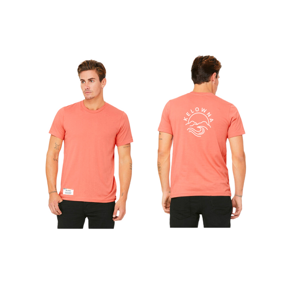 Peach 'Kelowna Mountain Wave' T-shirt