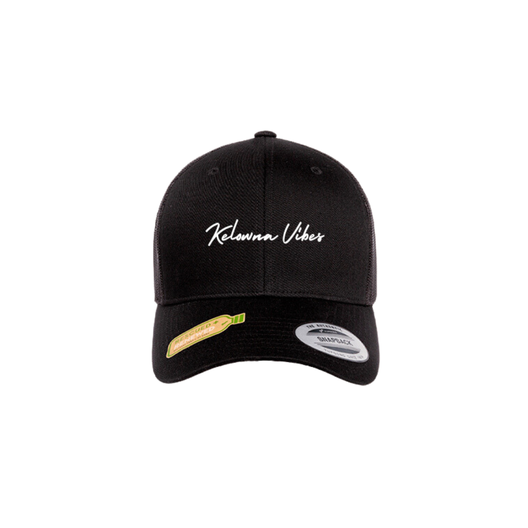 Black 'Kelowna Vibes' Trucker Hat
