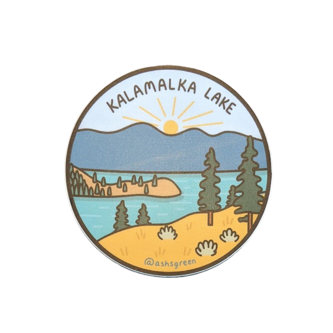 Kalamalka Lake Sunset Sticker