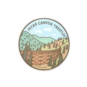 Myra Canyon Trestles Sticker