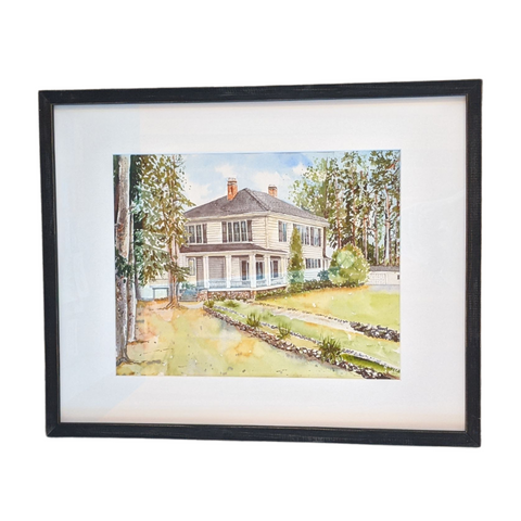 Belgo House - Original Beeblago Art Watercolour Painting
