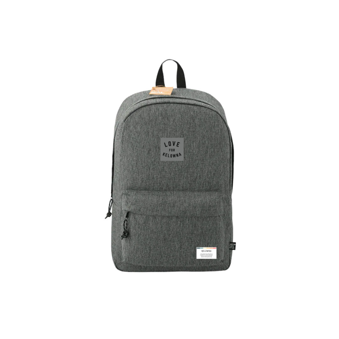 Grey 'Love for Kelowna' Backpack
