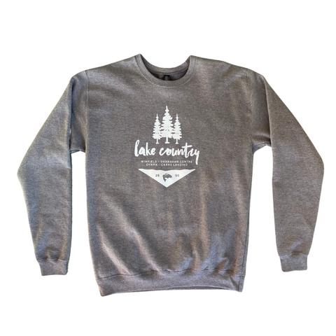 Heather Grey 'Lake Country' Crewneck