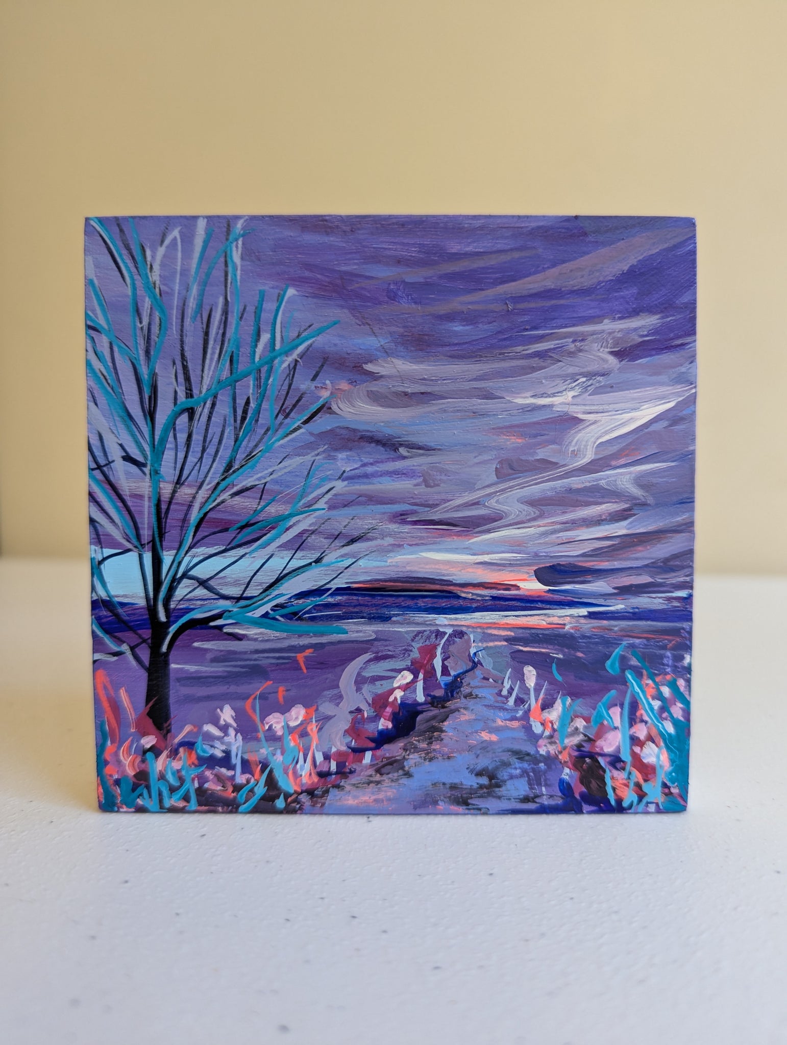 'Lavender Swept Sky' Original Artwork