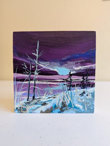 'Lavender Night Sky' Original Artwork