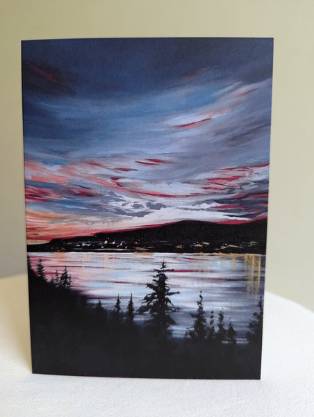 'Night Reflection' Art Card