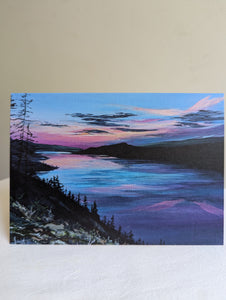 'Purple Sky' Art Card