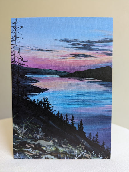 'Purple Sky' Art Card