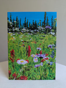 'Wildflowers' Art Card