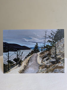 'Knox Mountain Trail' Art Card