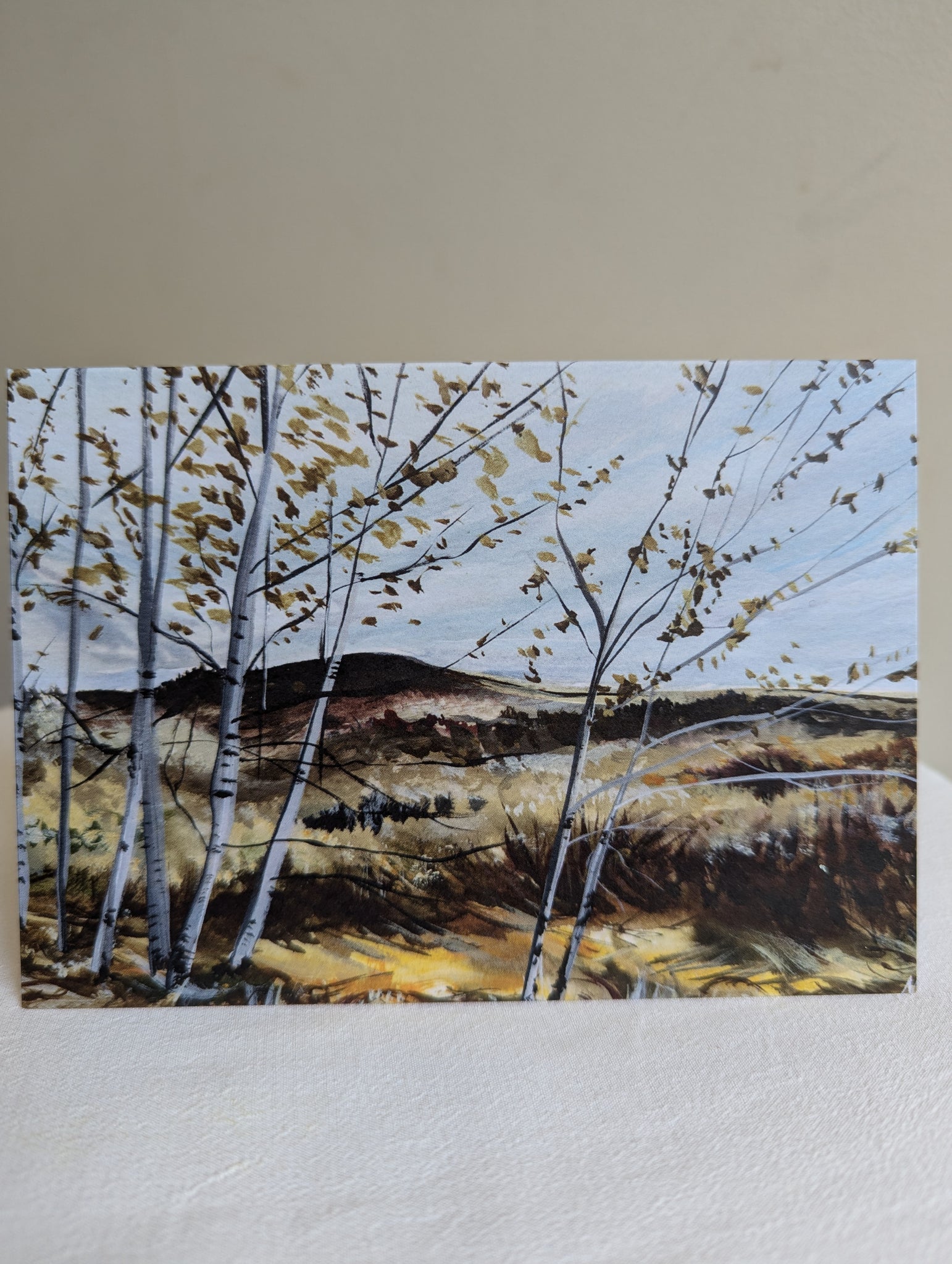 'Birch Trees' Art Card