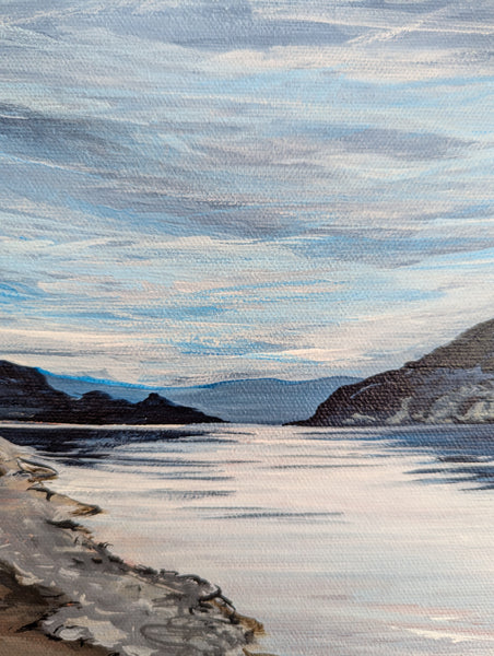 'Pebble Beach Walk' Original Artwork