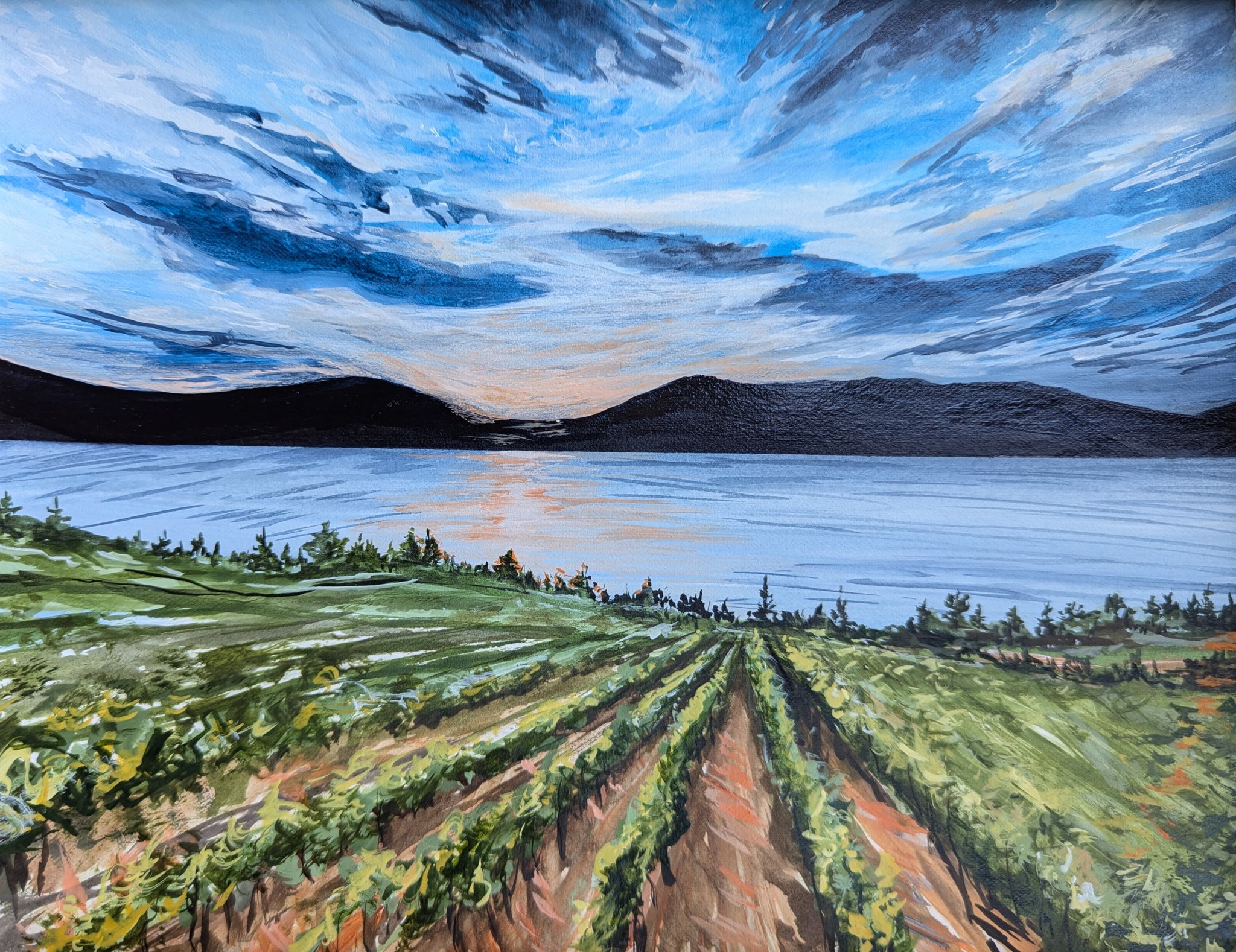 'Vineyard' Original Artwork