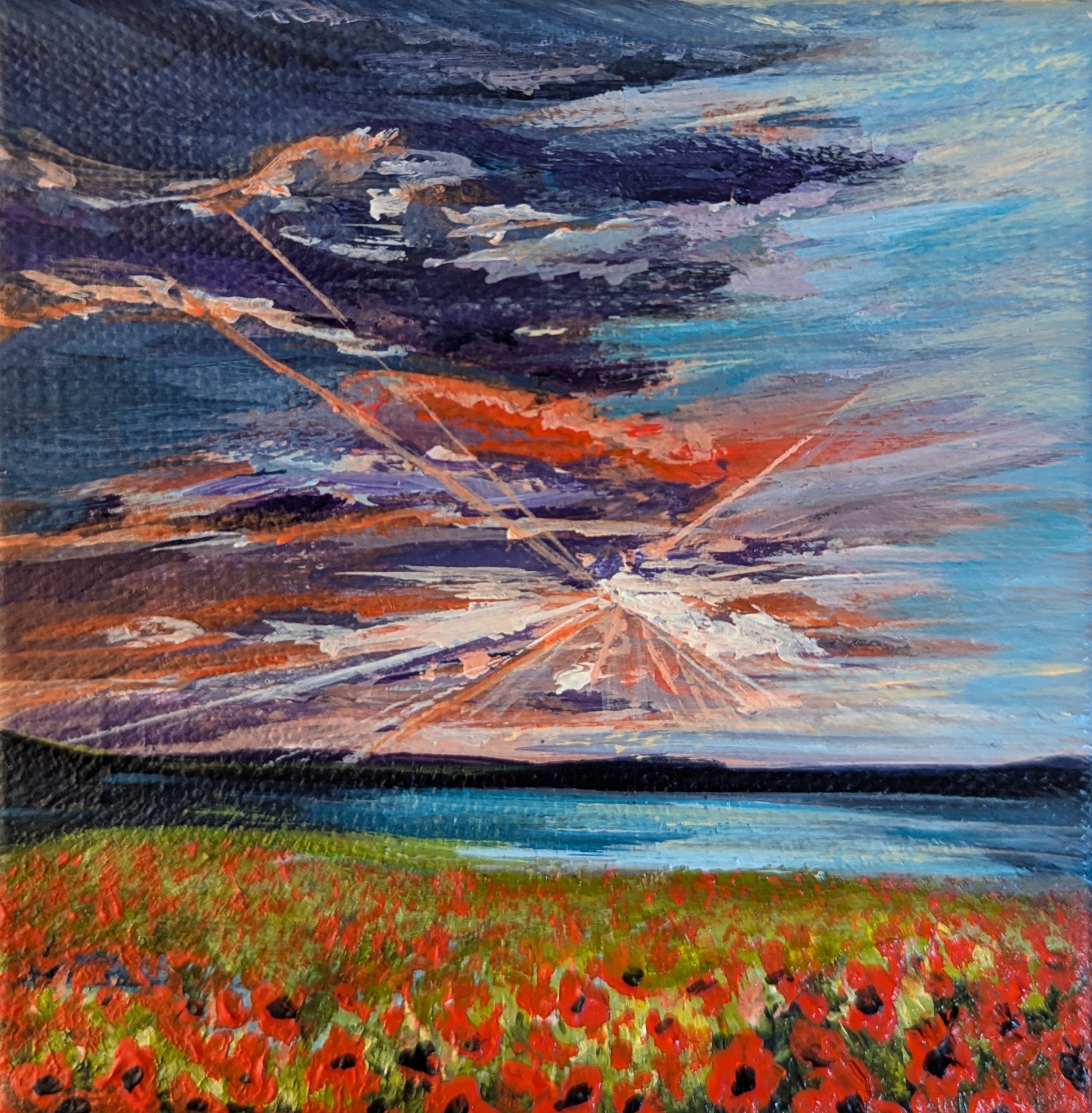 'Poppy Field' Original Artwork