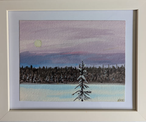 'Soft Winter's Sky' Original Artwork