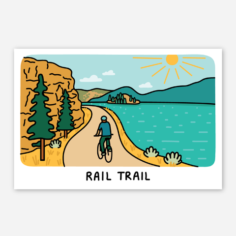 Rail Trail Postcard