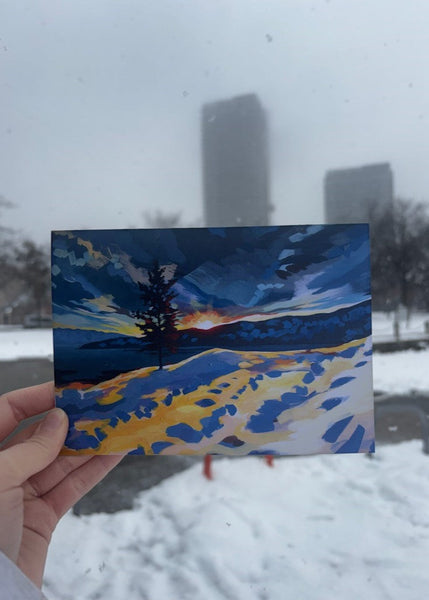 Landscape Art Card by Sarah Lewke