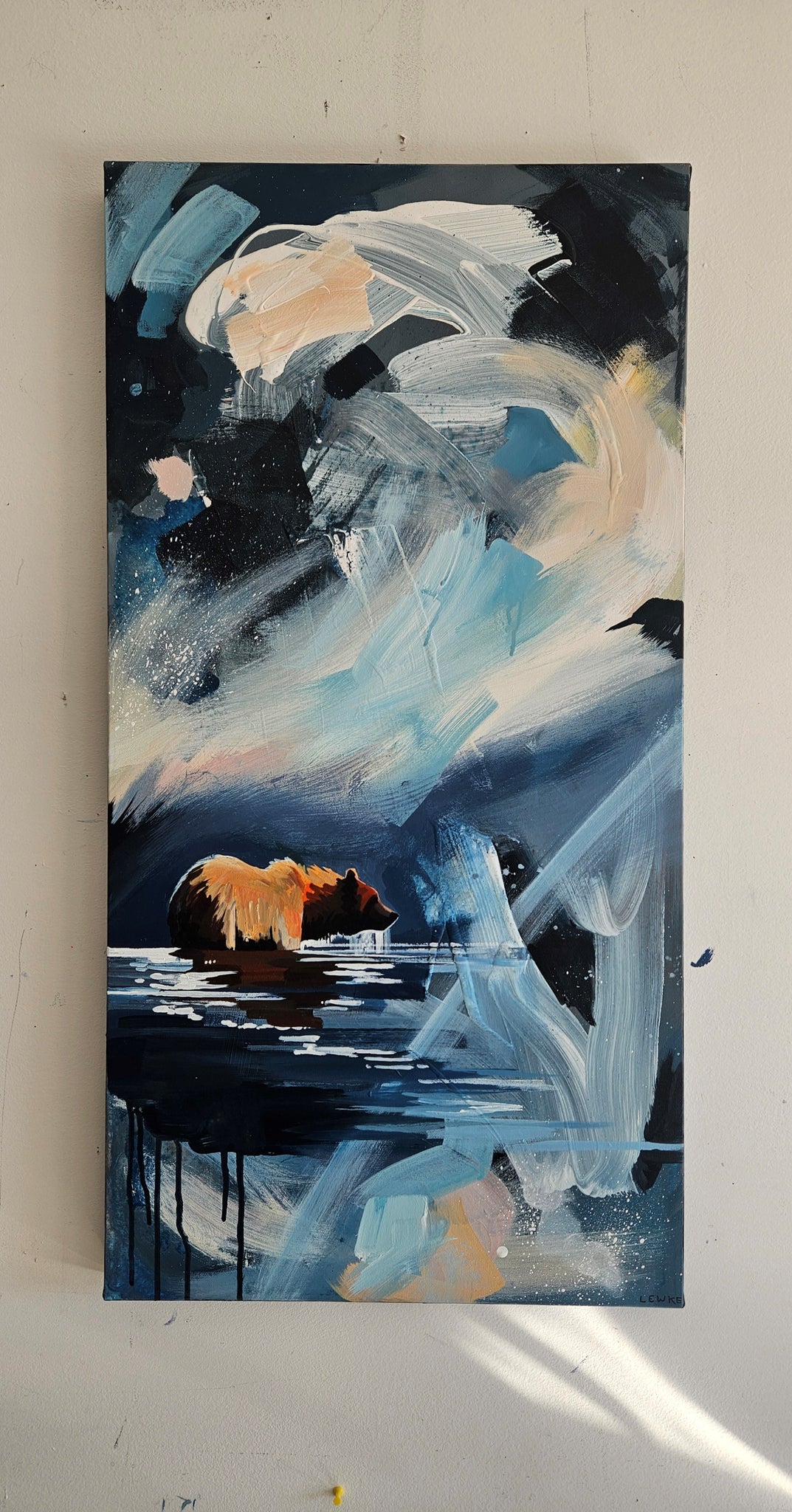 Steady Gaze - Sarah Lewke Original Painting