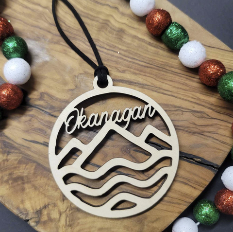 Okanagan Waves Ornament