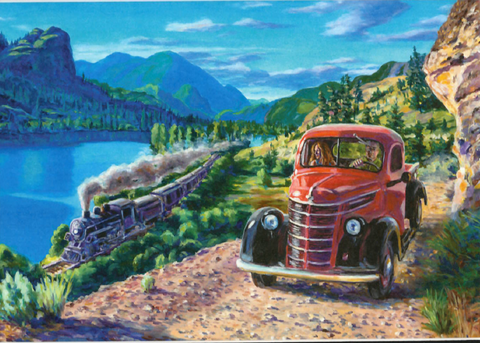 Looking Back - Print