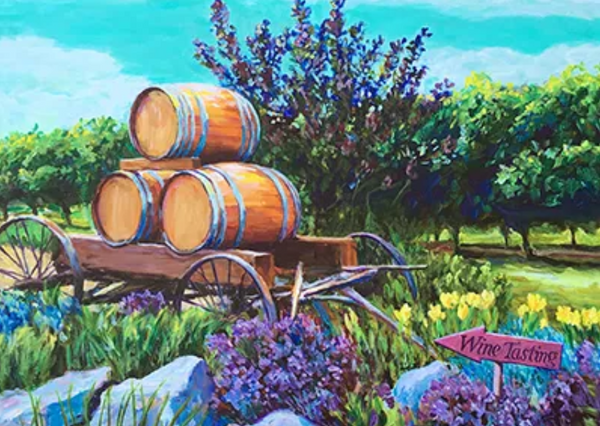 Wine Tasting - Randall Young Print