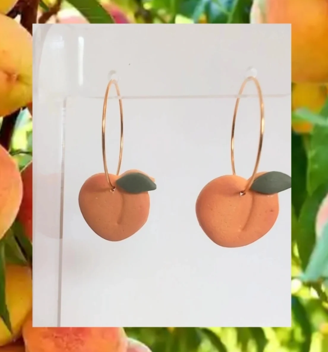 Peach Earrings