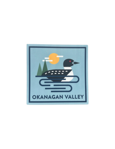 Loon 'Okanagan Valley' Vinyl Sticker