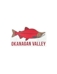 Sockeye Salmon 'Okanagan Valley' Vinyl Sticker