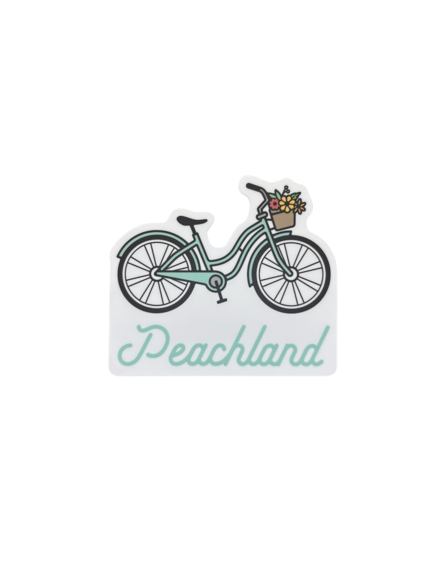 Peachland Bike Vinyl Sticker